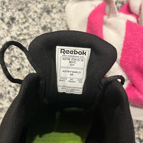 Reebok Work Alloy Toe Shoes | Size 15 - Picture 7 of 7